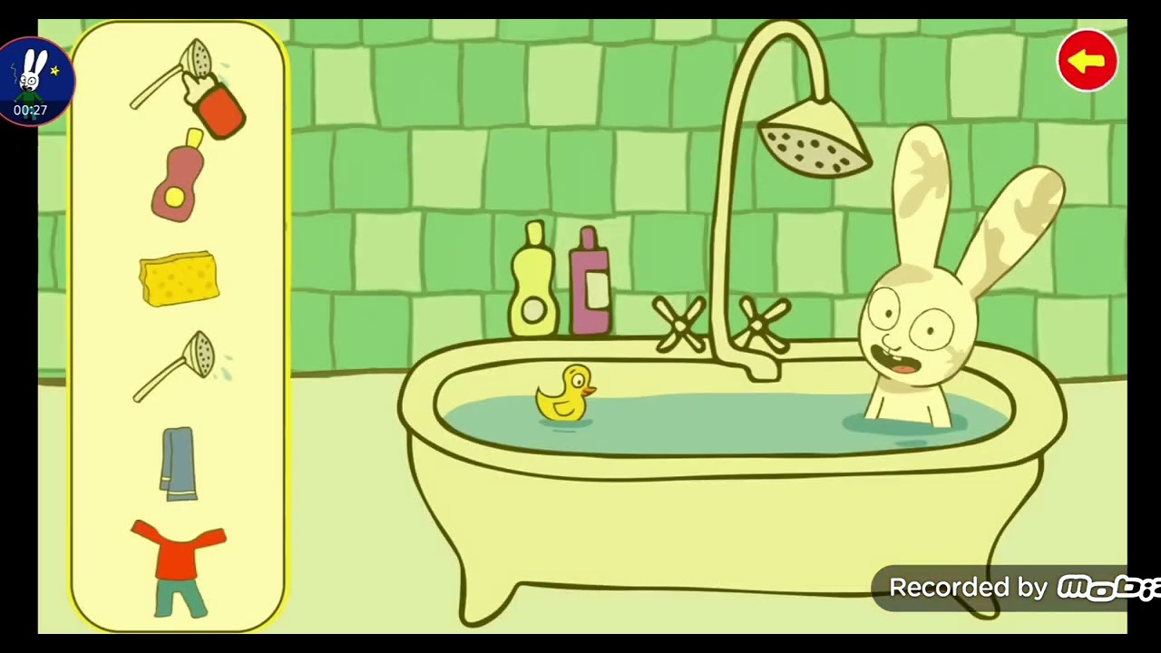 Taking Bath | Simon Game | Short