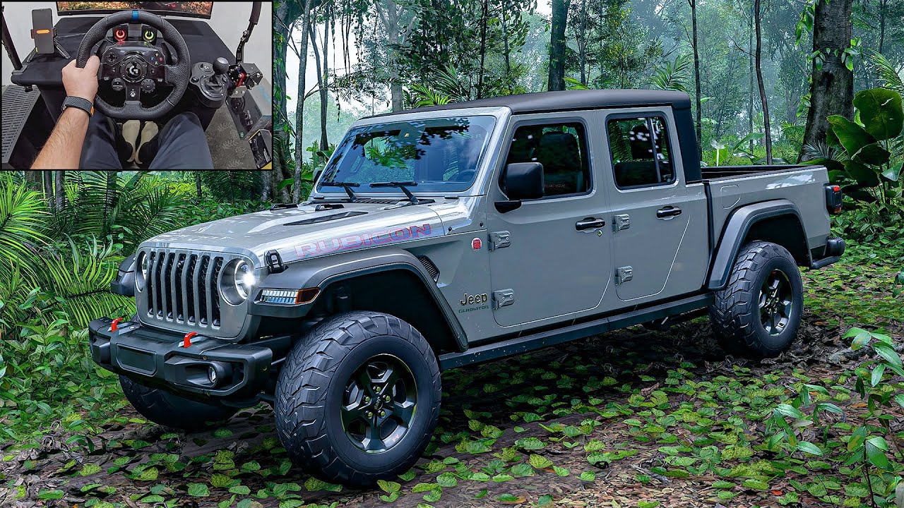 Jeep Gladiator Rubicon | OFFROAD - Forza Horizon 5 | Logitech G923 Steering Wheel