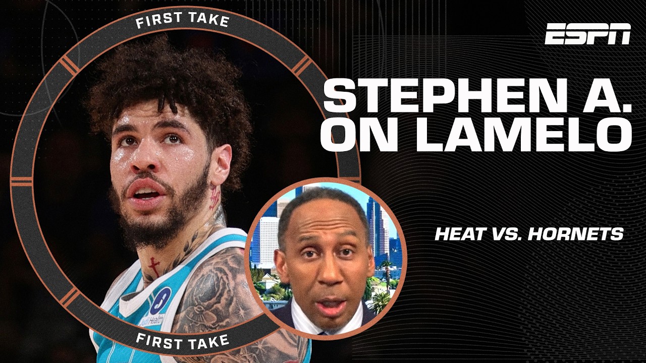 Stephen A. expects LaMelo Ball to PUT ON A SHOW in the Heat-Hornets matchup 🍿 | First Take