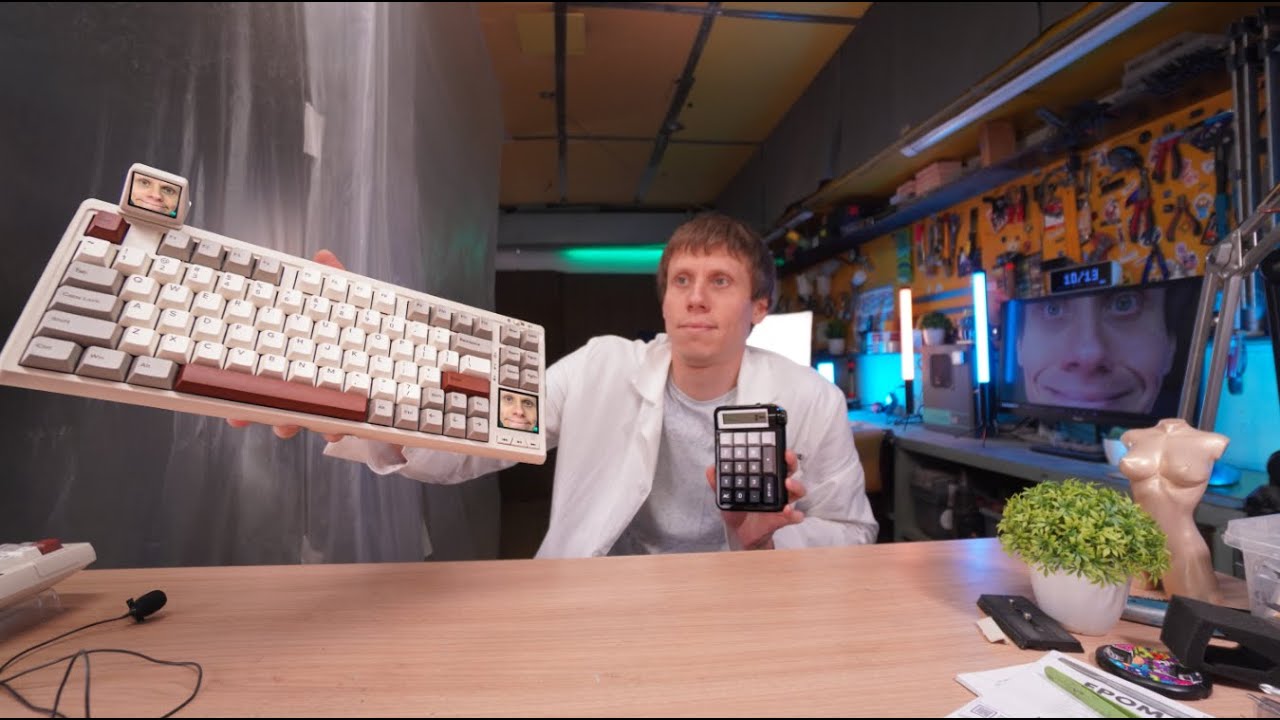 2 ДИСПЛЕЯ в Клавиатуре и КАЛЬКУЛЯТОР