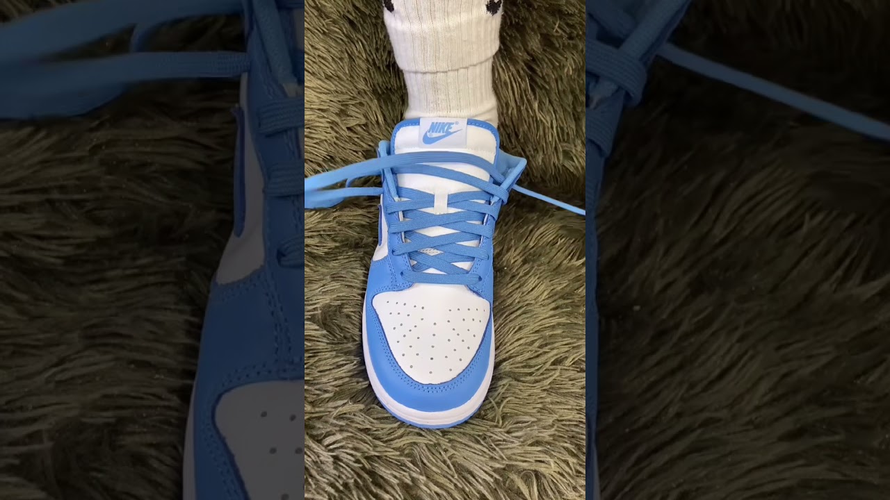 How to Lace Nike Dunks *Best way* #shorts