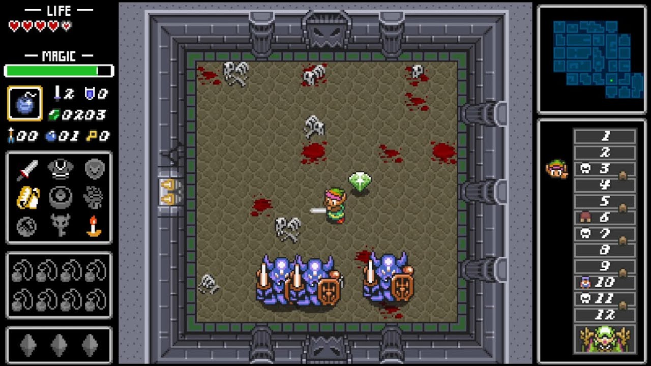 The Legend of Zelda: Dungeons of Infinity [run 1]