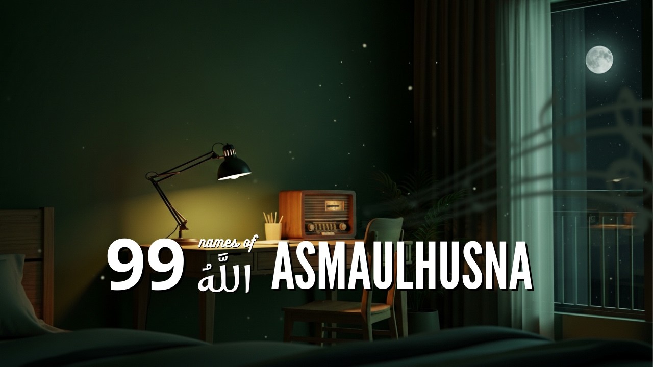 Asmaul Husna Before Sleep | Deep Healing & Peaceful Night Dhikr