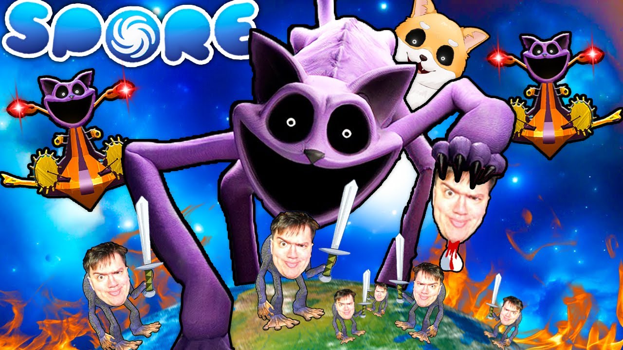 CATNAP DISTRUGE Planeta lui KLORNA in Spore!😂