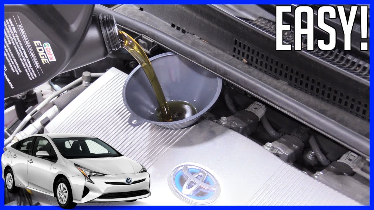 How to Change Engine Oil and Filter Toyota Prius 2016-2023 | EASY!