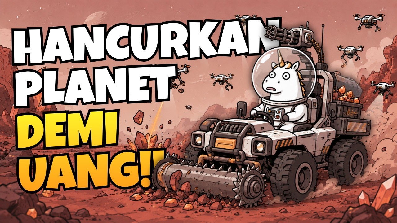 AKU MENGHANCURKAN PLANET INI DEMI UANG - Planet Harvester: Incremental Odyssey