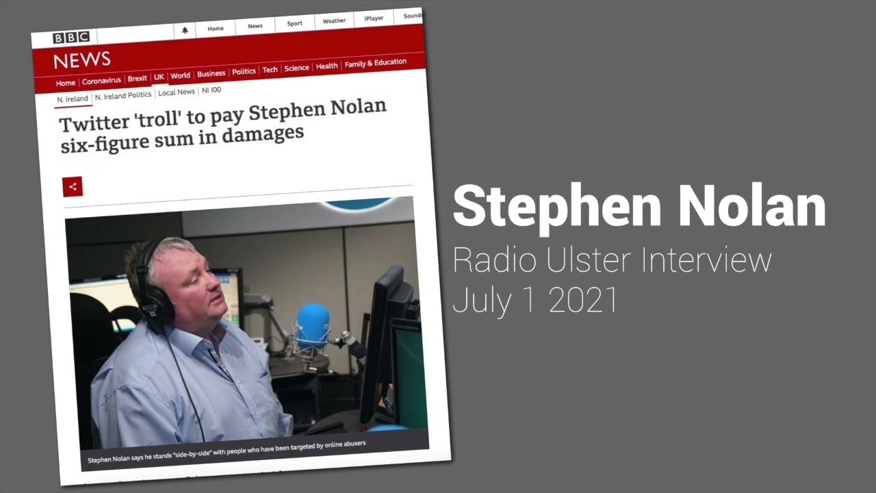 Twitter troll to pay Stephen Nolan six figure damages&hellip;