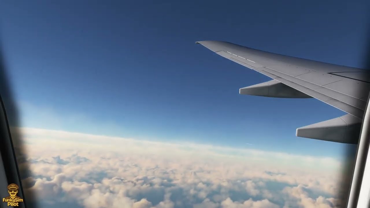 PAX POV (FULL FLIGHT - LEFT WING VIEW): CLEVELAND (KCLE) TO NEW YORK LAGUARDIA (KLGA) PMDG 737-600