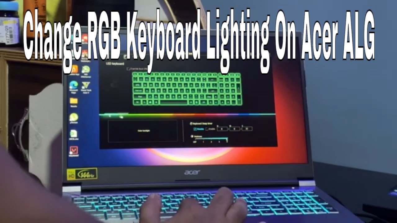 Как изменить подсветку RGB-клавиатуры на клавиатуре Acer ALG | RGB-КЛАВАЙКА