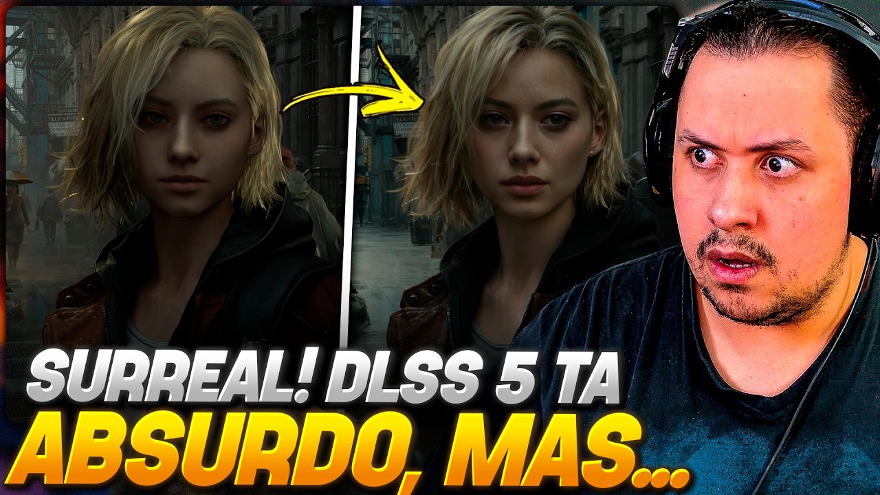 NVIDIA REVELOU o DLSS 5! OLHA o GRÁFICO ABSURDO dos JOGOS, MAS...