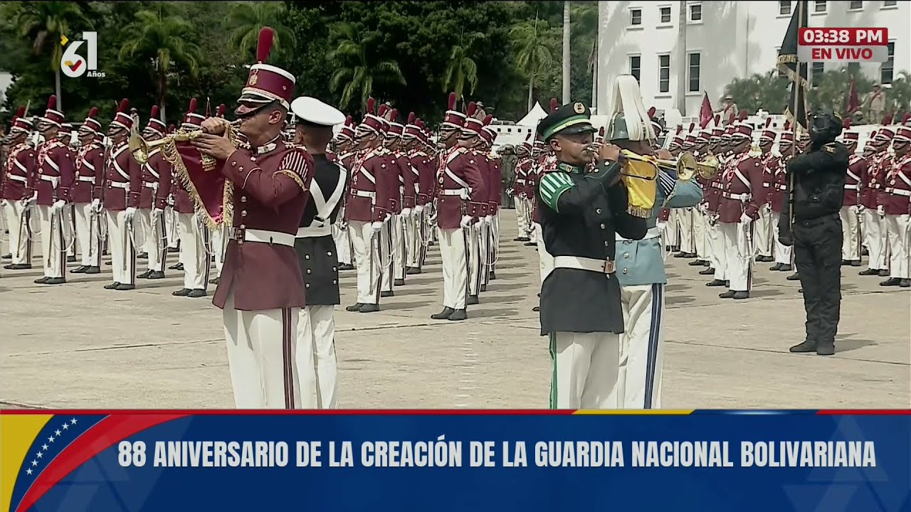 Aniversario de la Guardia Nacional Bolivariana, 4 de agosto de 2025