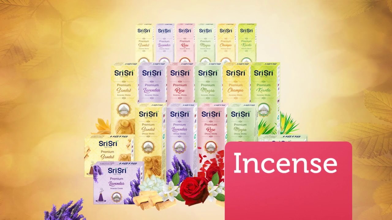 Sri Sri Tattva range of incense and fragrances