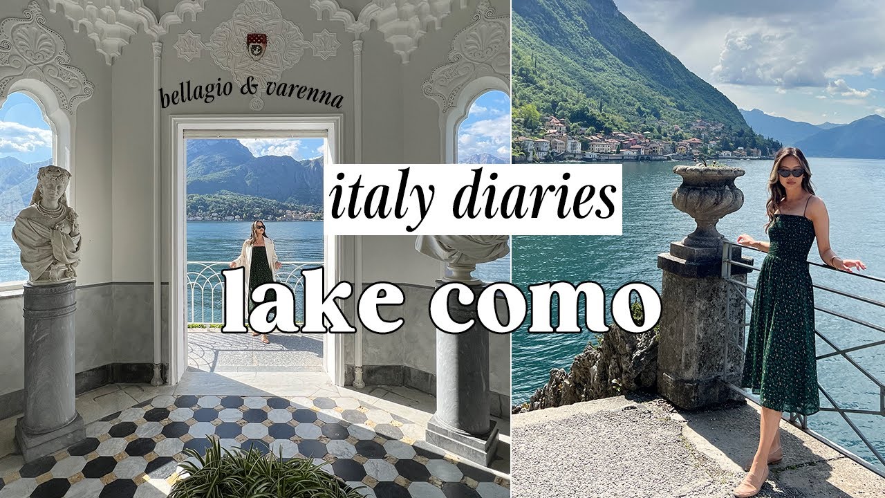 ITALY VLOG ep. 07 | 2 days in LAKE COMO, visiting Varenna & Bellagio, Hotel Villa Flori