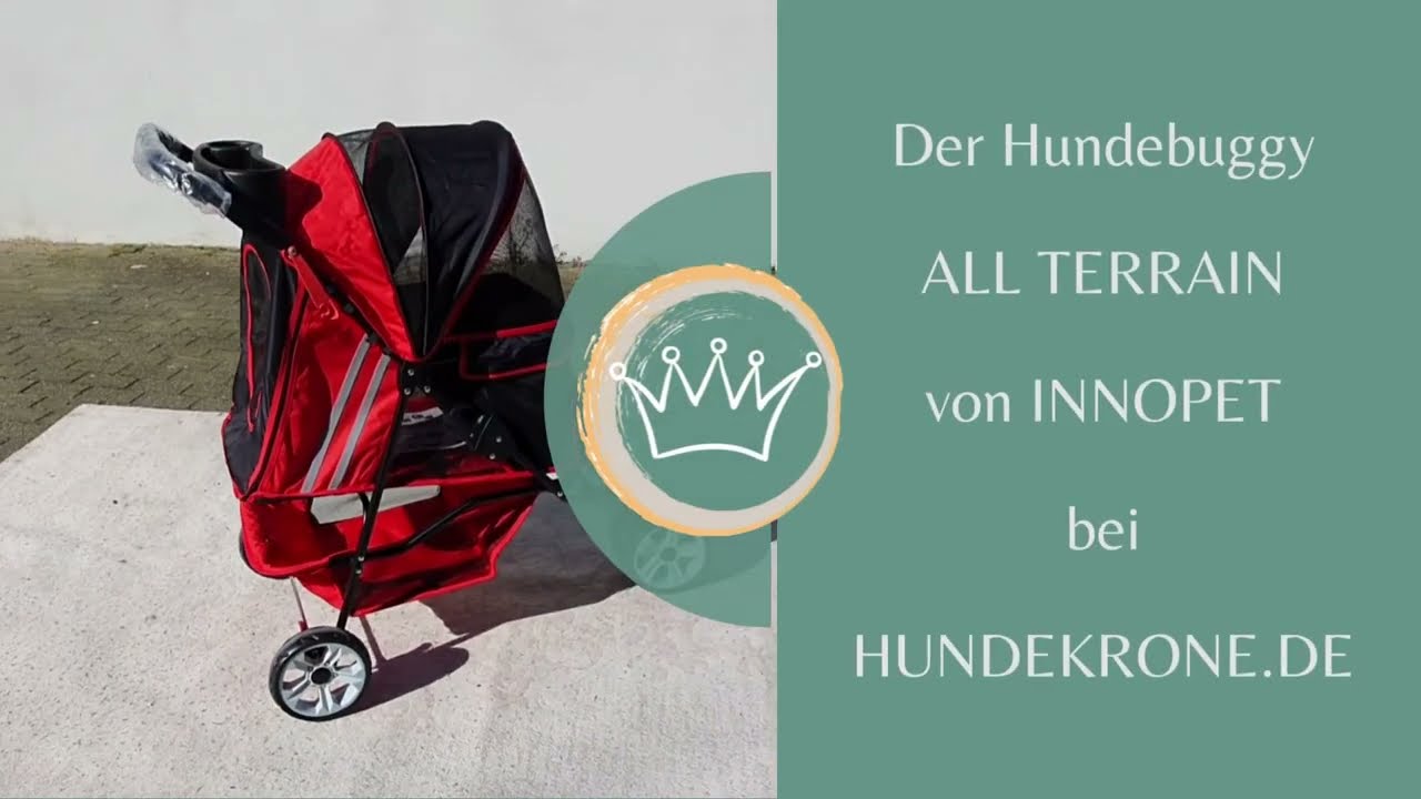 Hundebuggy / Hundewagen ALL TERRAIN INNOPET  - Der Einsteigerbuggy für den täglichen Gebrauch.