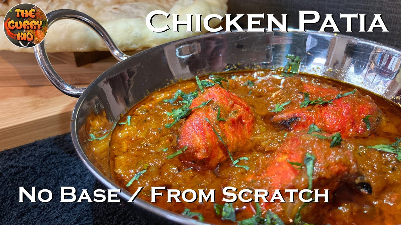 Chicken Patia / Pathia from scratch without base gravy 🌶️🌶️ (British Indian Restaurant / BIR)