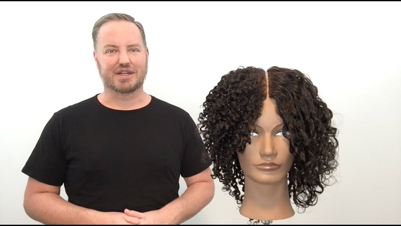 Multi-Texture Quad 100% Human Hair Mannequin
