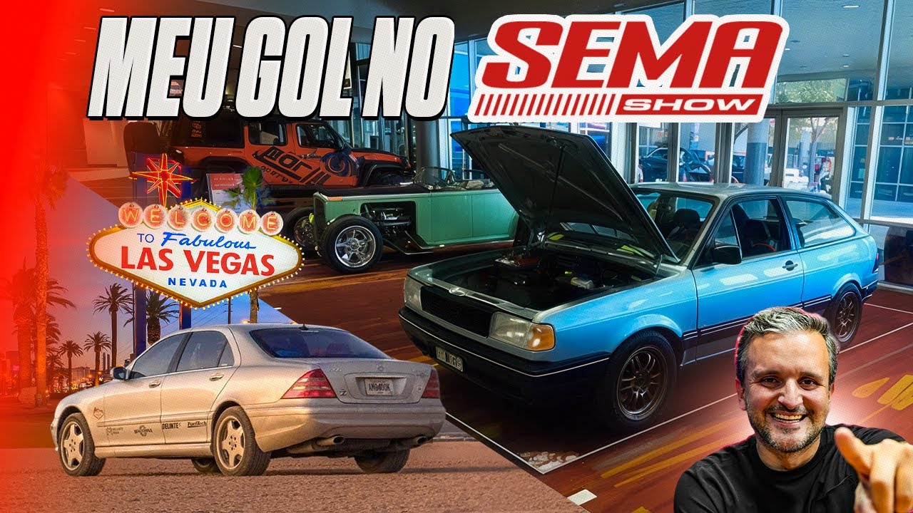 Gol GLR exposto no SEMA Show e cruzei os EUA com uma Mercedes de 400.000km.