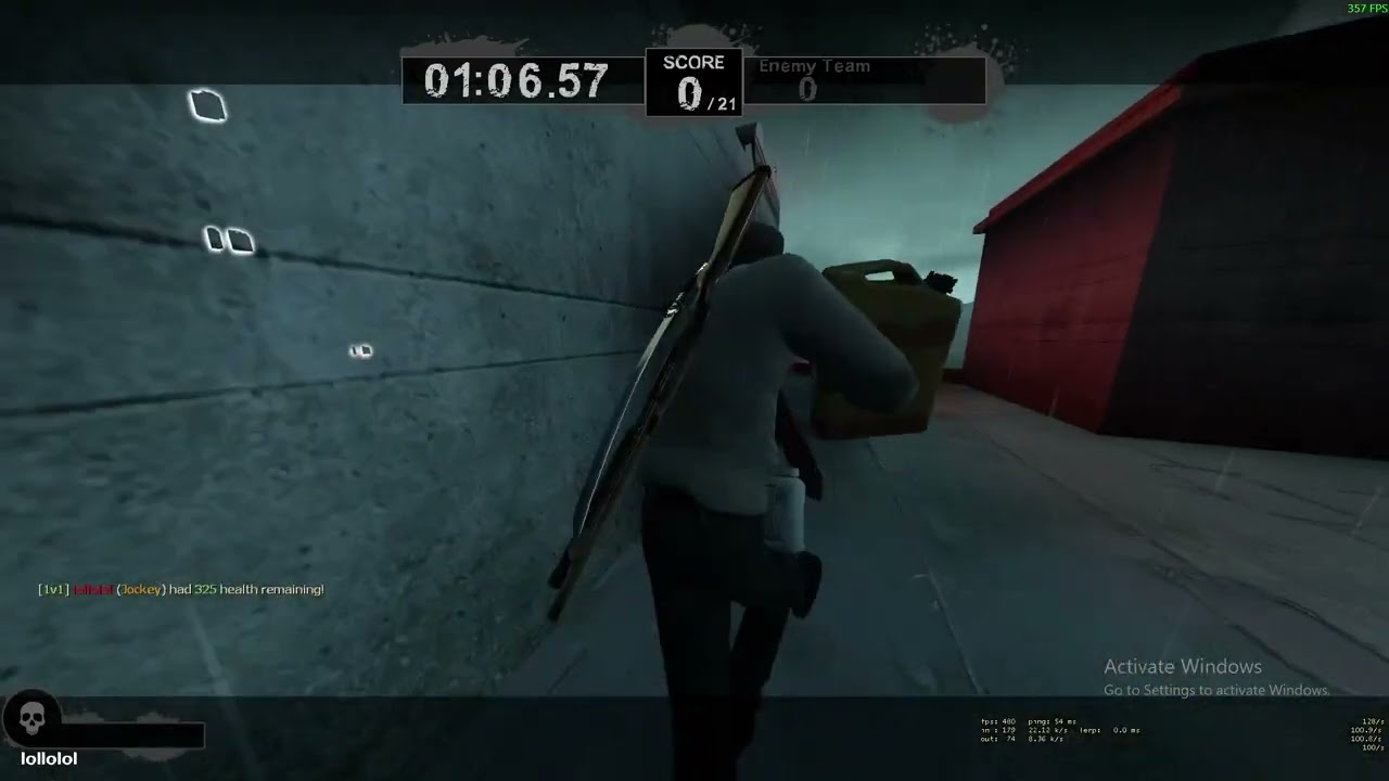 Left 4 Dead 2 ScavOgl 1v1 comet vs lollolol!!!!!