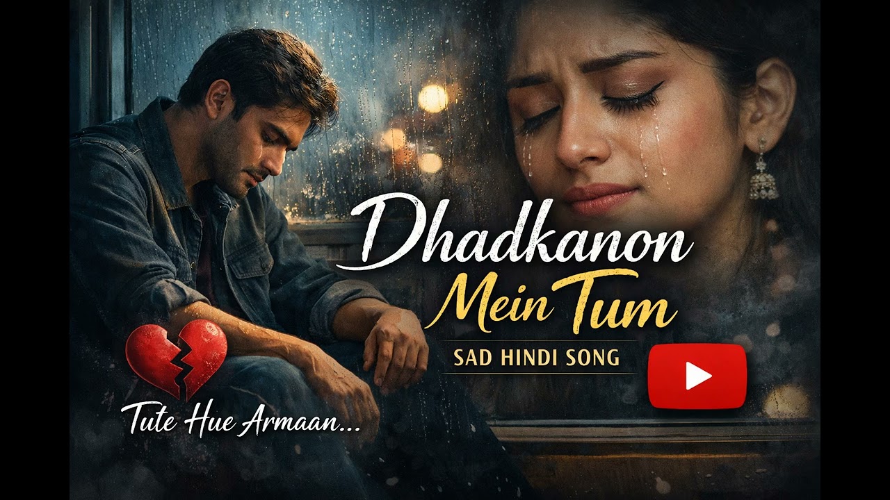 Dhadkanon Mein Tum 💔 Sad Emotional Hindi Song | Heart Touching Love Story | Breakup Song 2026