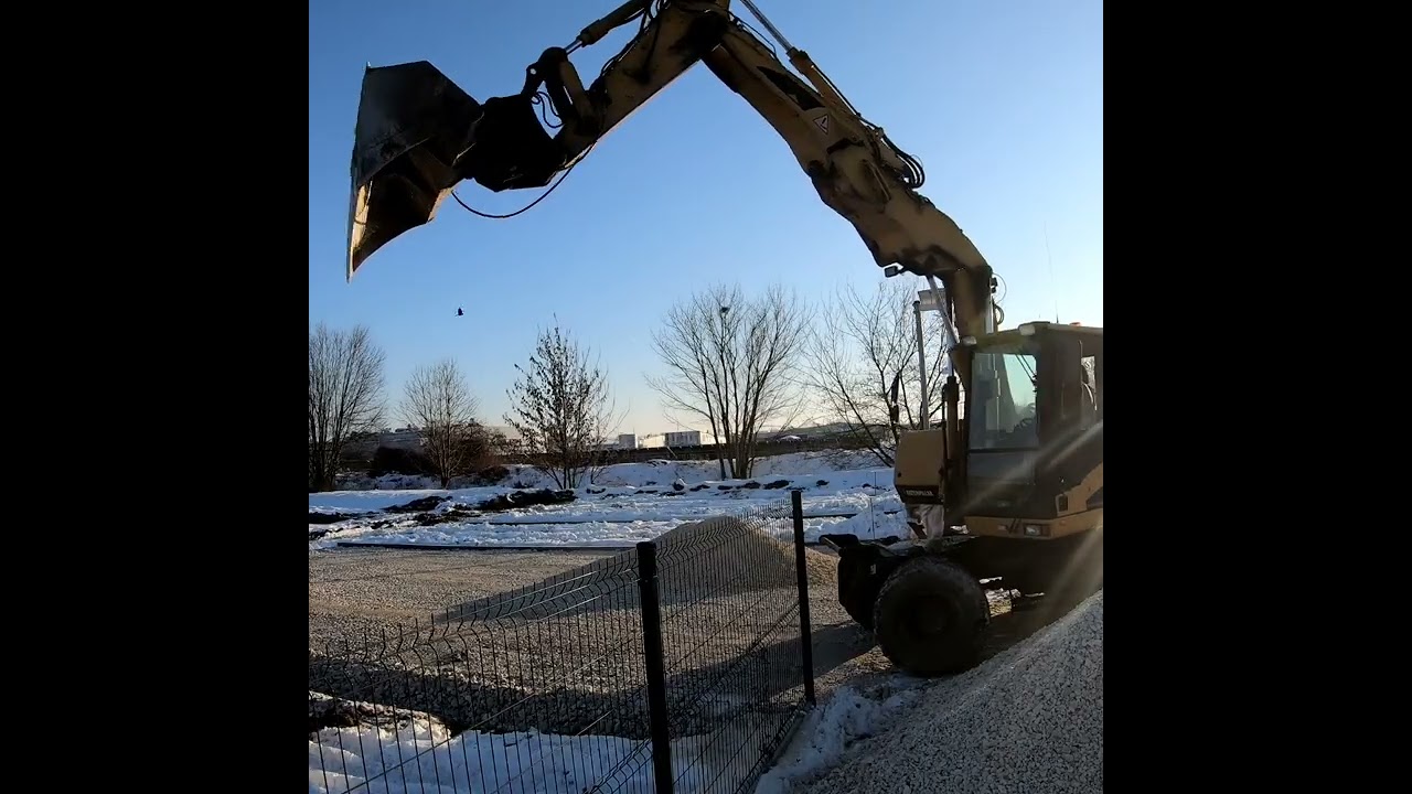 🥶💪🥶💪Roboty Ziemno - Budowlane  Piotr Wojna  CAT M312 i zima nam nie straszna💪🥶💪🥶