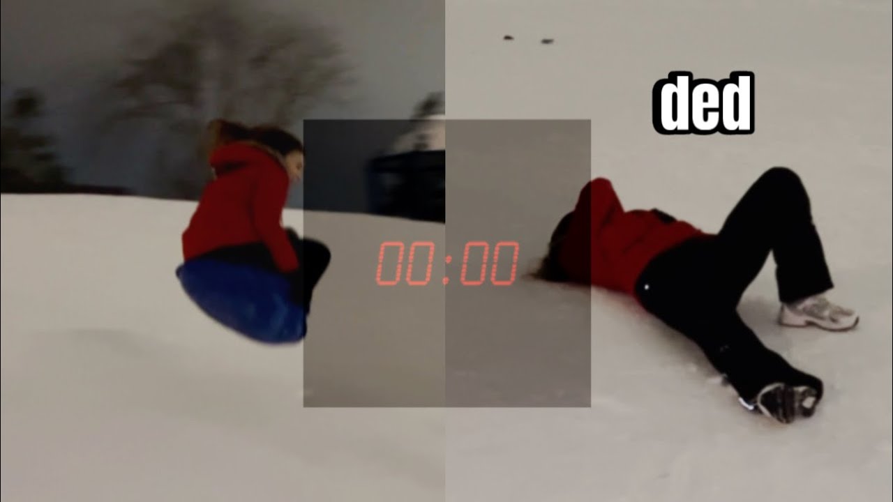 midnight sledding gone wild