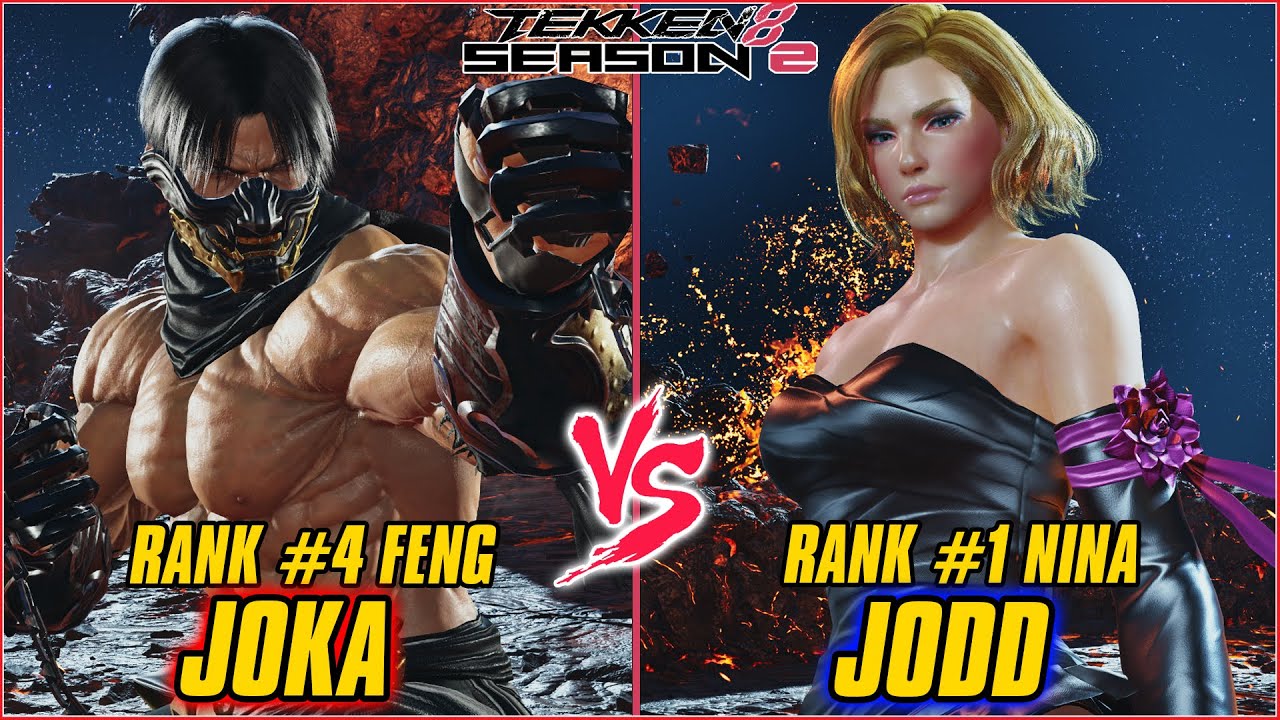 TEKKEN 8 | JOKA (RANK #4 FENG) vs JODD (RANK #1 NINA) | TEKKEN 8 RANKED MATCH