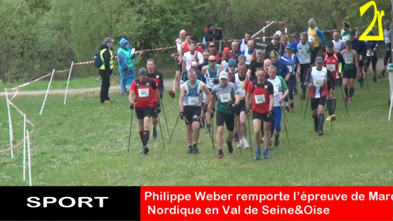 Philippe Weber remporte l’épreuve de Marche Nordique en Val de Seine&Oise