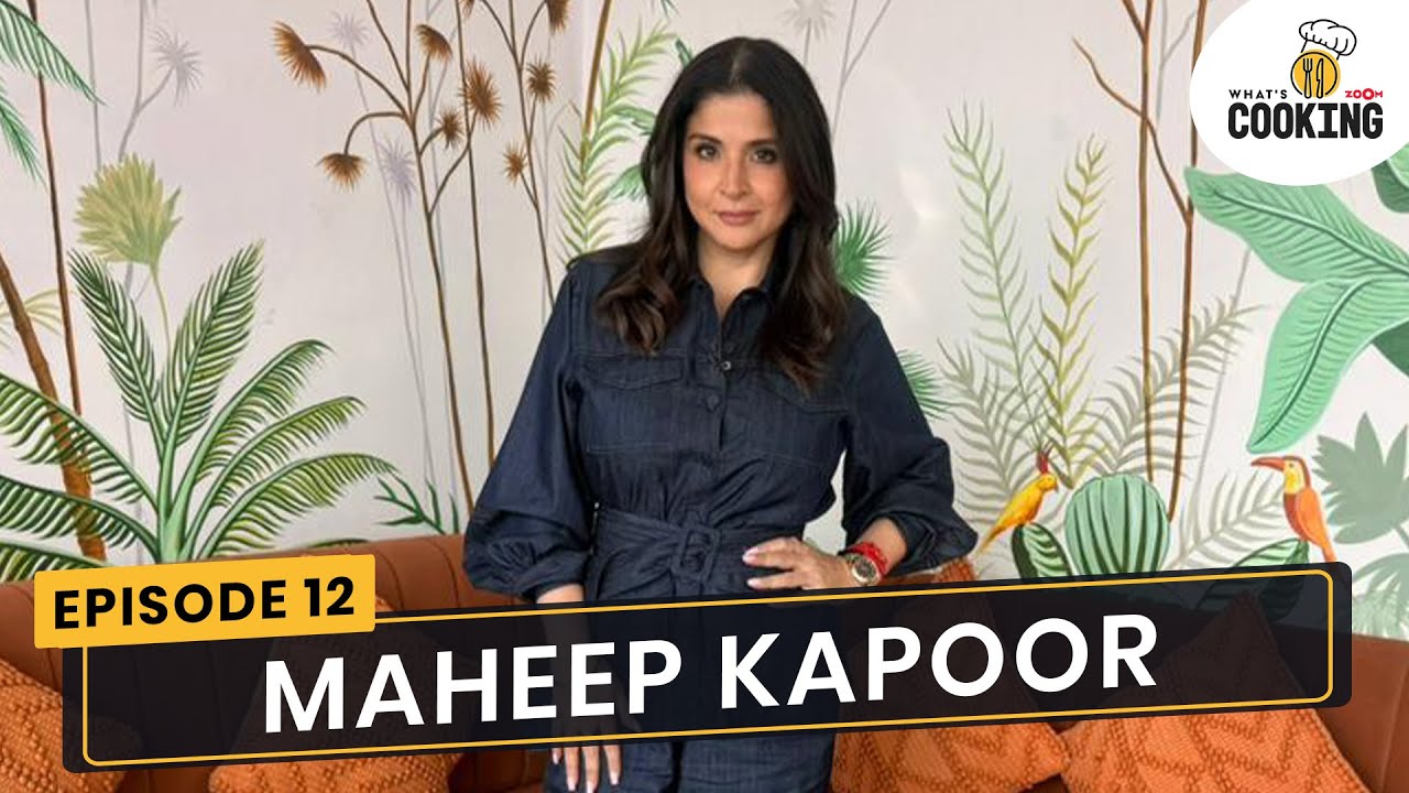 What's cooking ft. Maheep Kapoor | makes healthy food; On Sanjay & Shanaya Kapoor's food preferences