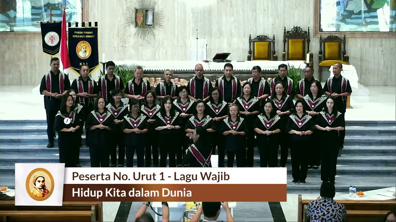 Peserta No. Urut 1 - Hidup Kita dalam Dunia - Festival Paduan Suara 2024