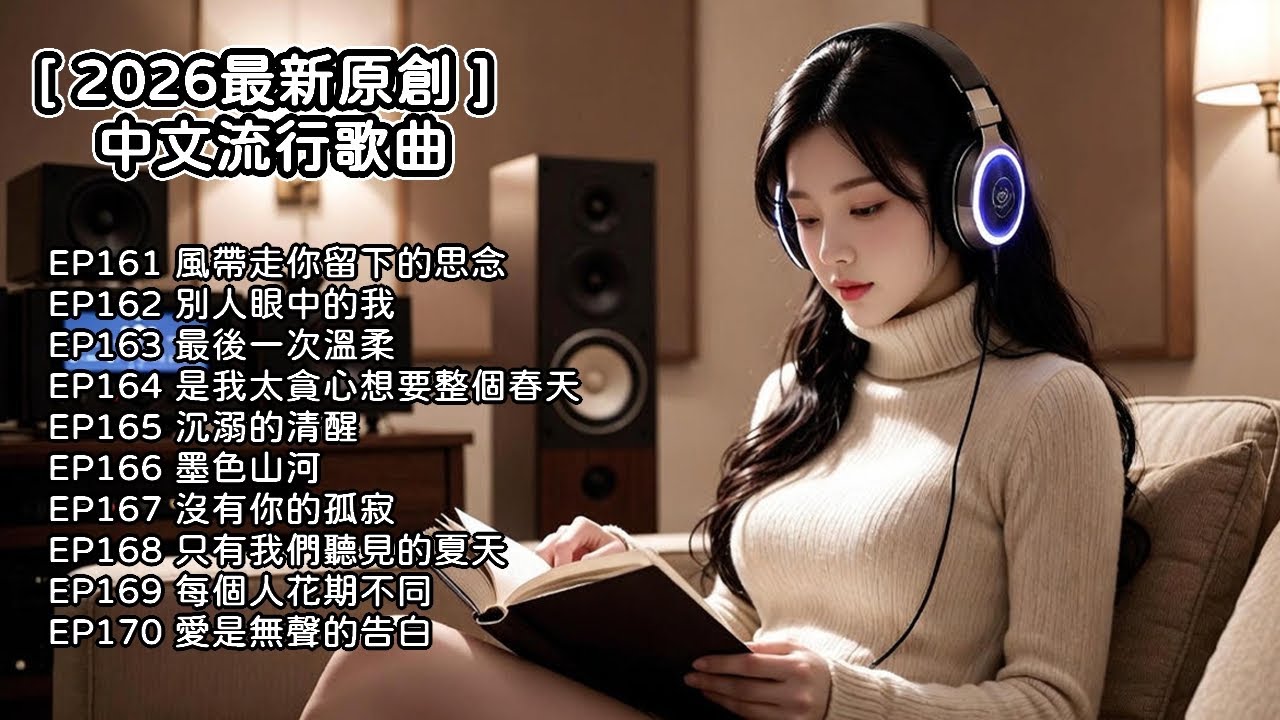 [ 2026最新原創 ] EP161 - 170 歌單  /AI/中文/流行歌曲/華語情歌/超有感染力        #中文 #情歌 #流行歌曲  #動態歌詞