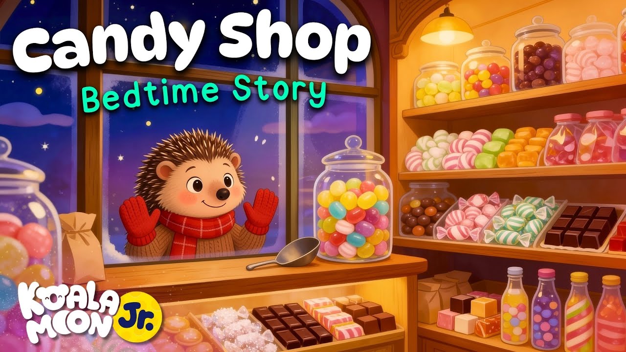 The Cozy Candy Shop 🍭 🍬 Relaxing Toddler Bedtime Stories with Relaxing Baby Sleep Music