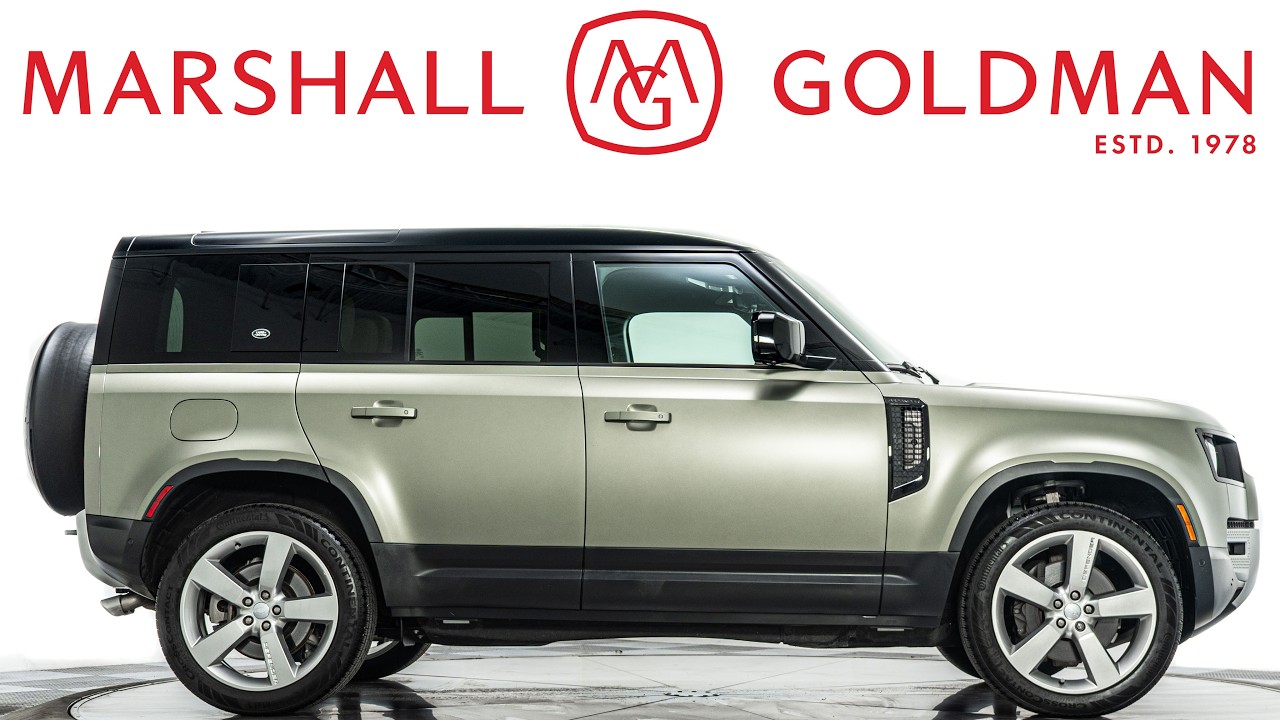 2024 Land Rover Defender 110 V8 P500 SE in Pangea Green Metallic over Vintage Tan for sale