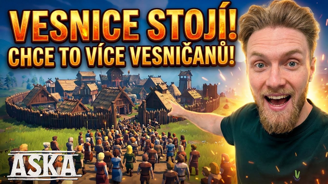 Bez nich nepřežijeme! 😲 Hled&aacute;me nov&eacute; lidi do vesnice | ASKA #2