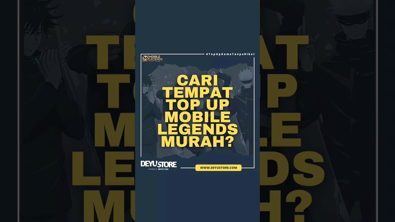 Top Up Diamond Mobile Legend Murah | Tempat Top Up DM ML Aman Terpercaya