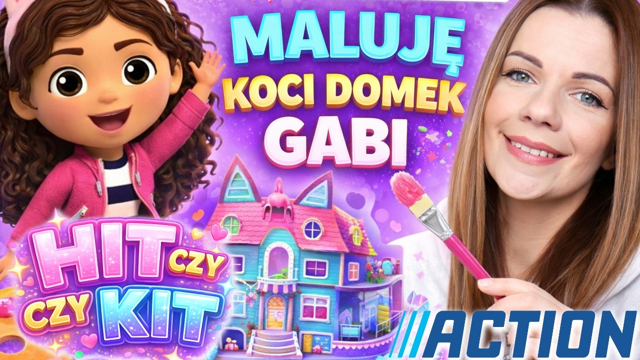 MALUJĘ OBRAZ KOCI DOMEK GABI 😽 TOTALNE ROZCZAROWANIE... #hitczykit #kocidomekgabi #action 