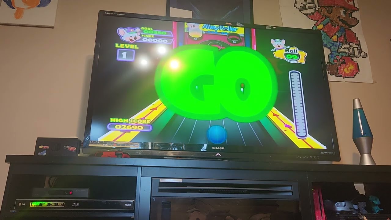 Chuck e Cheese party games wii Gameplay 2010