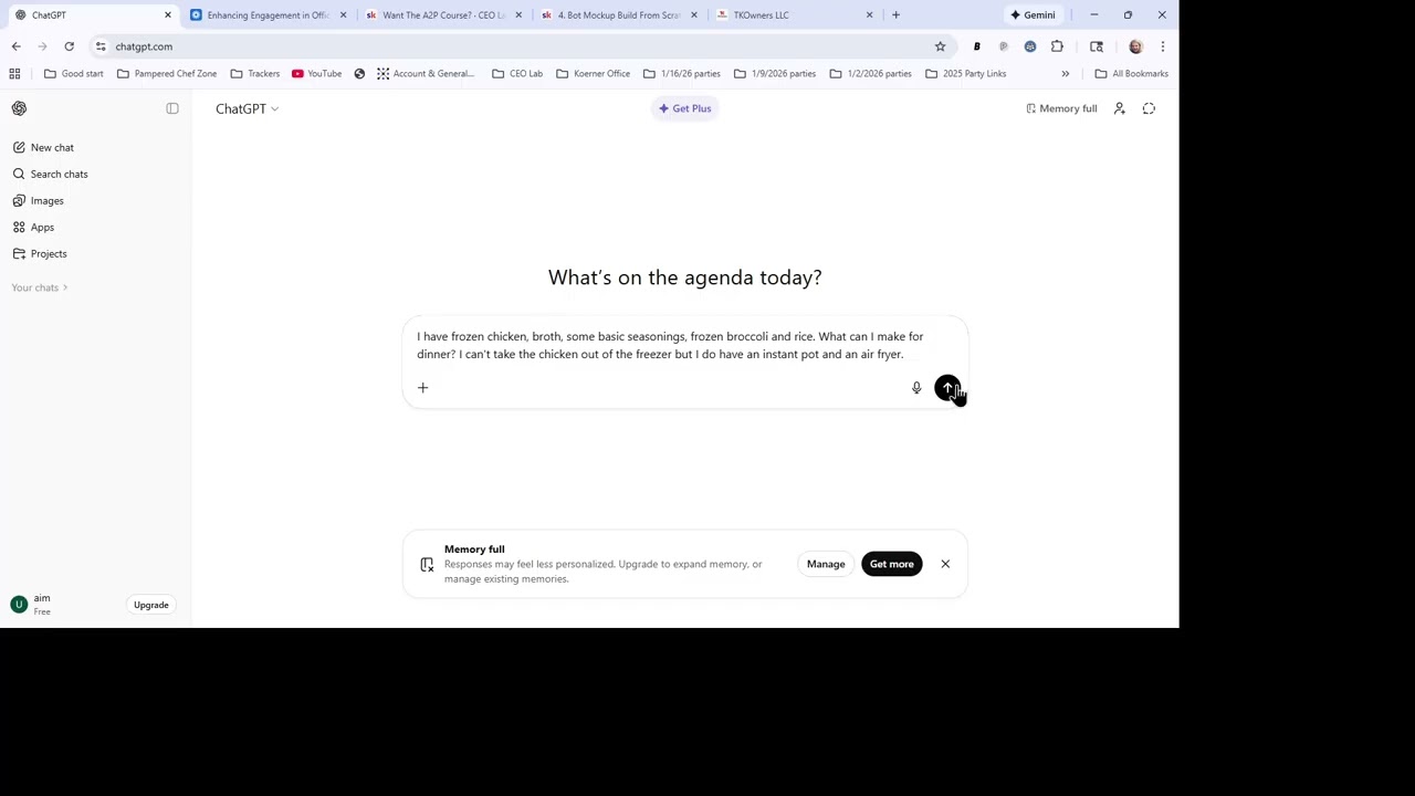 I Asked ChatGPT What to Make for Dinner… Here’s What Happened