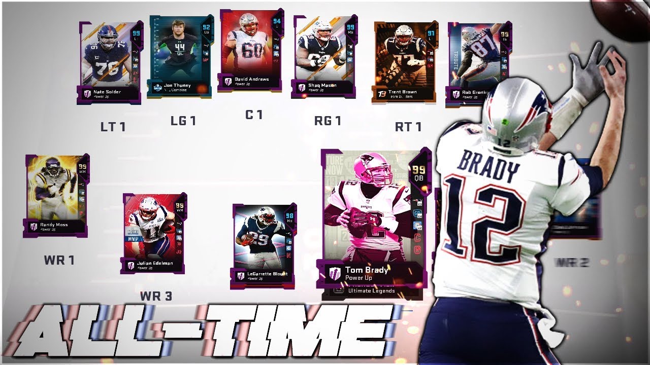 ALL-TIME NEW ENGLAND PATRIOTS THEMED TEAM! Madden 19 Ultimate Team
