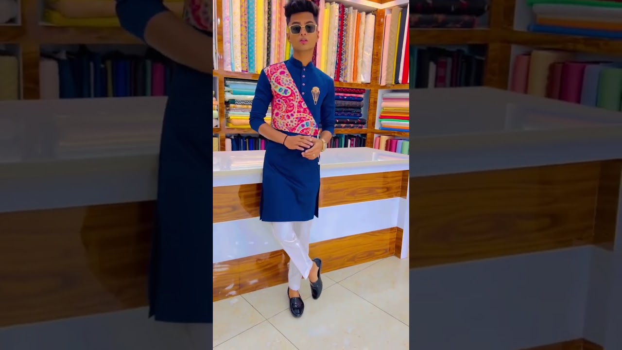 Designer Kurta - Pajama 💙 #shorts