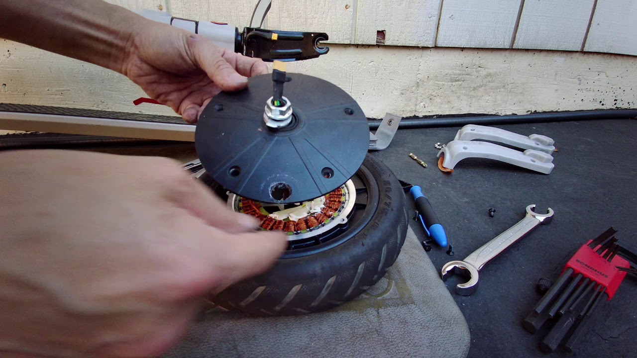 GoTrax hub motor plate removal pt.2