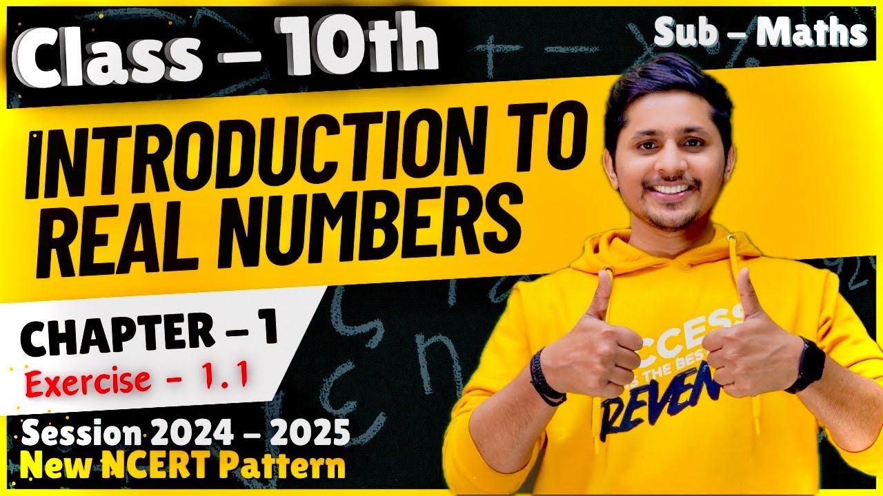 Exercise 1.1 Class 10th Maths solution| New NCERT| Real Numbers| Chapter 1| 2024-2025.
