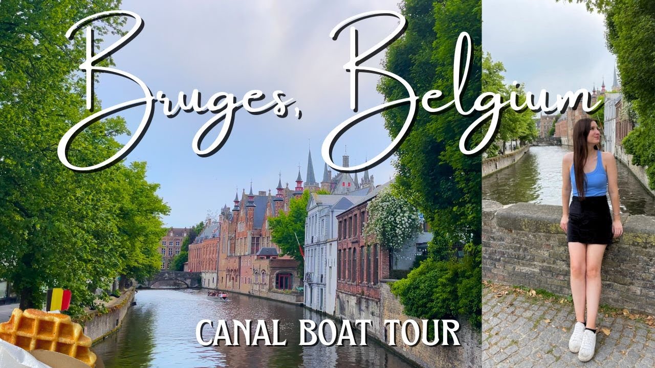 come explore the BEAUTIFUL canals [mini walking/boat tour] in BRUGES, BELGIUM ✨🦢 2:22 travel vlog