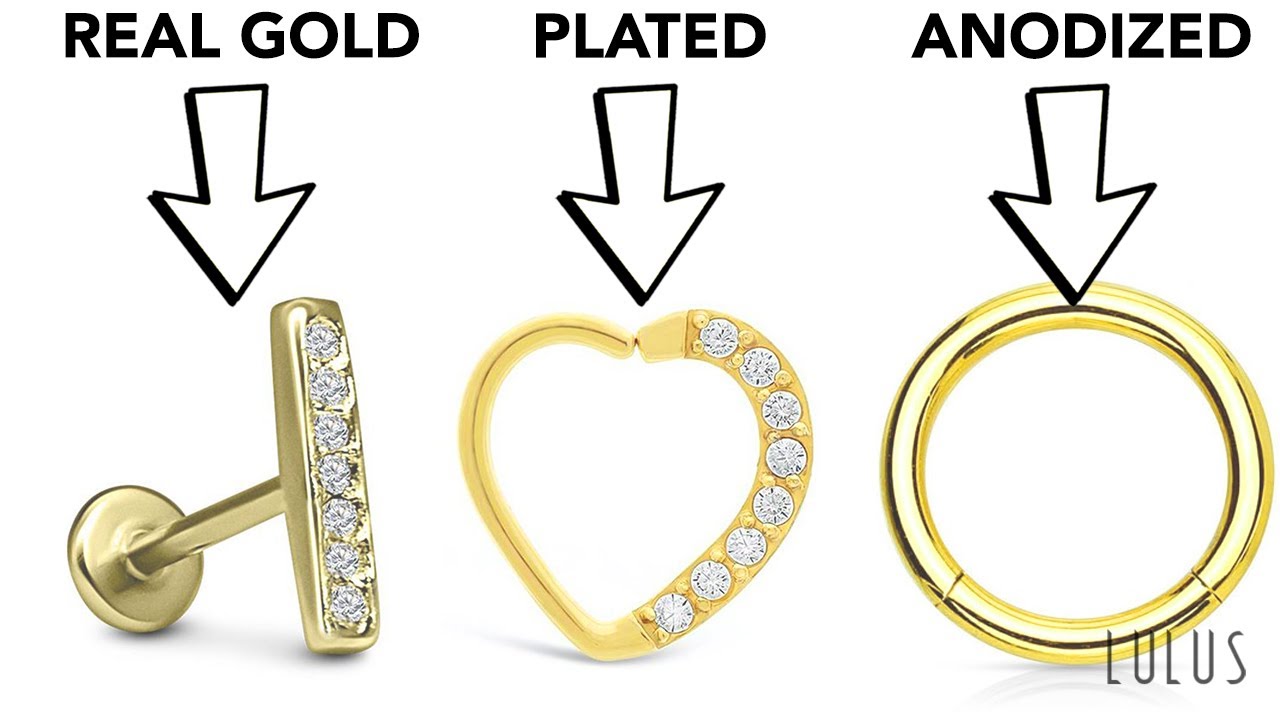 What's The Difference of Real GOLD vs Plated or Anodized Jewelry!? *Explained*
