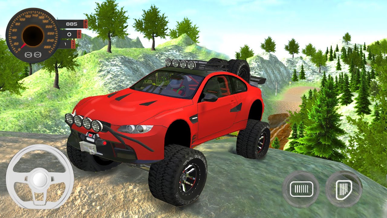 Driving BMW M Series Mud Offroad in Eagle Offroad The Next Level - Android Gameplay