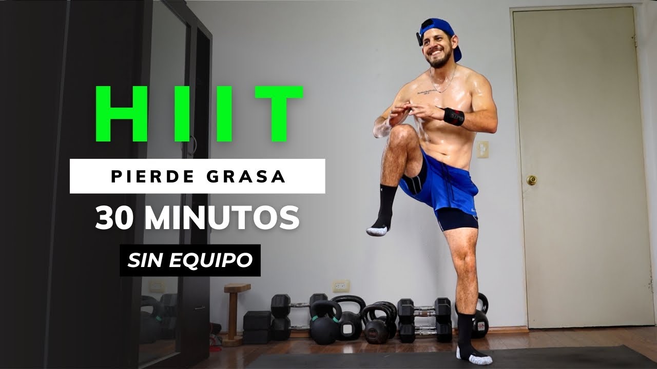 Rutina HIIT de 30 Min para Perder Grasa 💪 HIIT Sin Equipo | Entrena Conmigo en Casa (Follow Along)