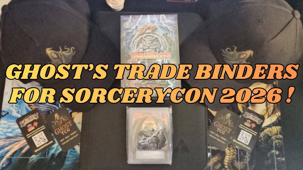 Коллекционные альбомы Ghost для SorceryCon 2026 #sorcerytcg #sorcerycontestedrealm
