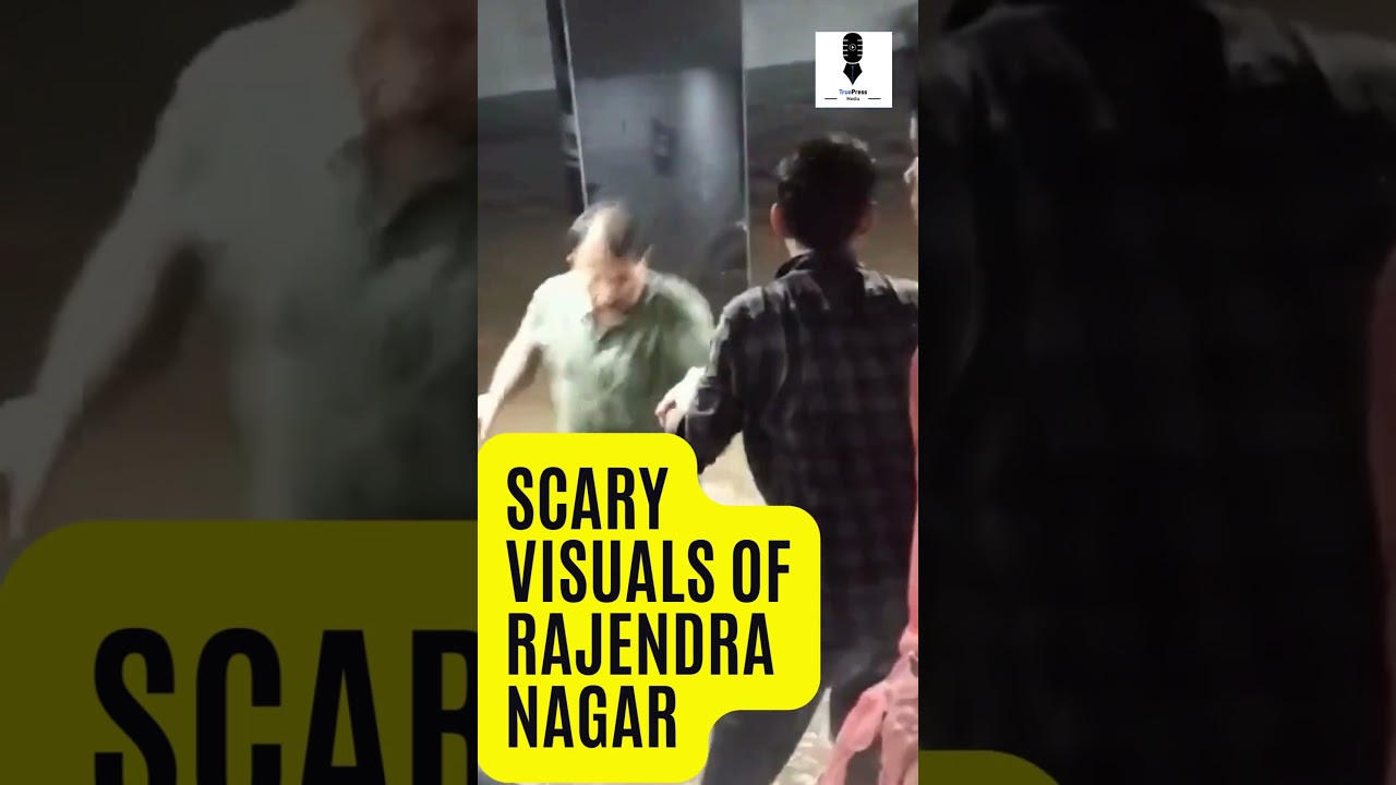 SCARY VISUALS!: Rau IAS Coaching Centre Scary Video Moments Before 3 Students Drowned in Basement