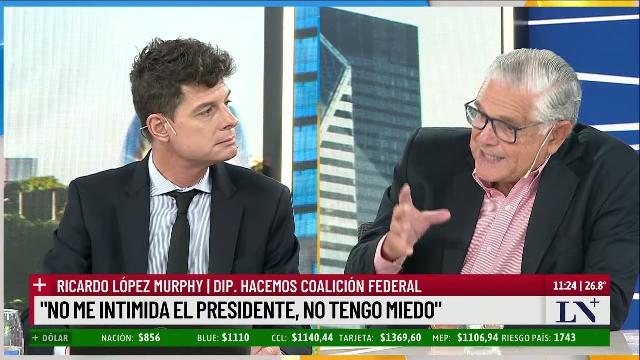 Ricardo López Murphy, sobre los dichos de Milei: 