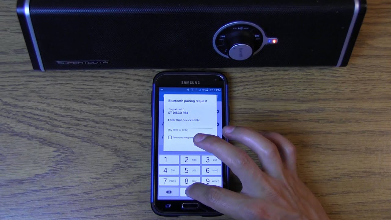 Connecting a Bluetooth Speaker to a Smartphone