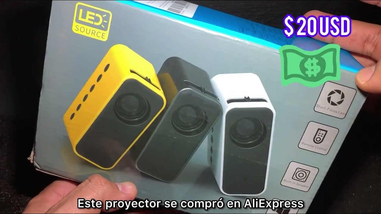 MINI PROYECTOR LED YT500 para los menos de exigentes